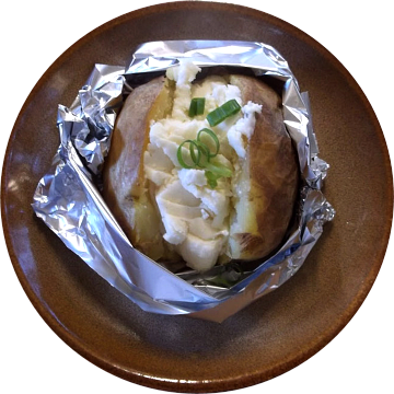 Pečený zemiak s bryndzou